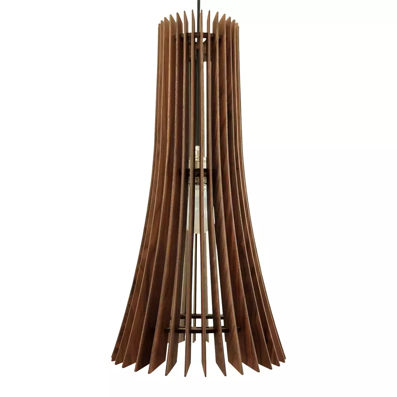 Pendelleuchte PRIMUS I Nussbaum I Größe L