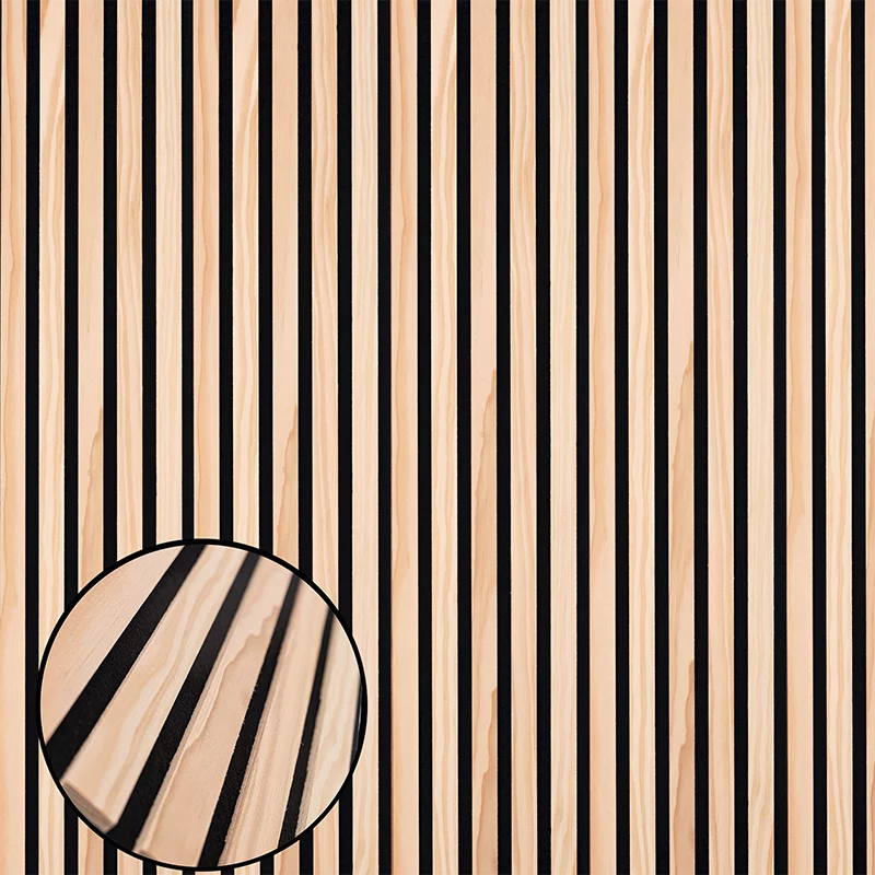 Akustikpaneel aus Lärche-Holz von wodewa – natürliche Wandverkleidung mit akustischer Wirkung