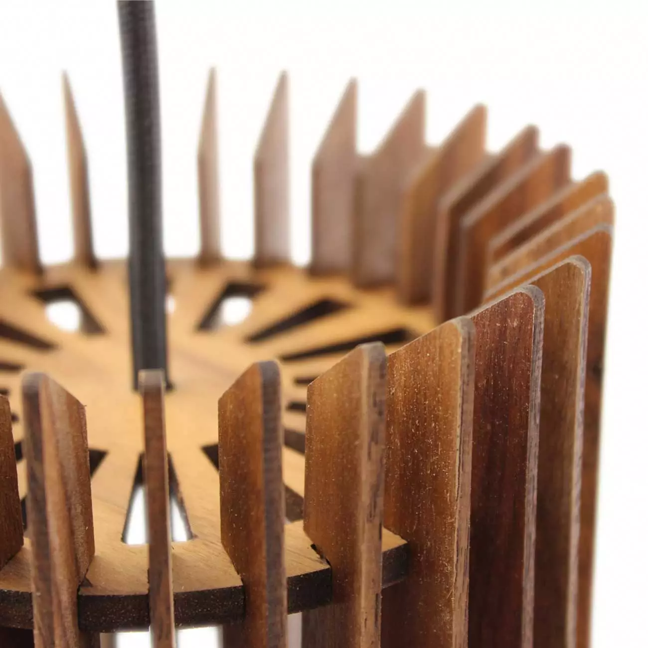 Pendelleuchte PRIMUS I Nussbaum I Größe L