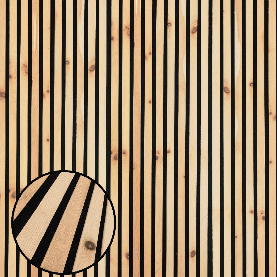 Akustikpaneel aus Zirbe-Holz von wodewa – natürliche Wandverkleidung mit akustischer Wirkung