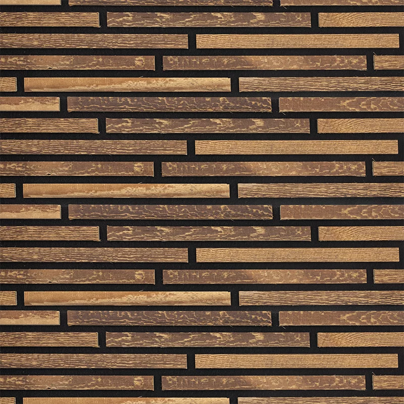 Akustik Wandpaneel aus Altholz mit modernem Design zur Schallabsorption im Innenraum von Wodewa