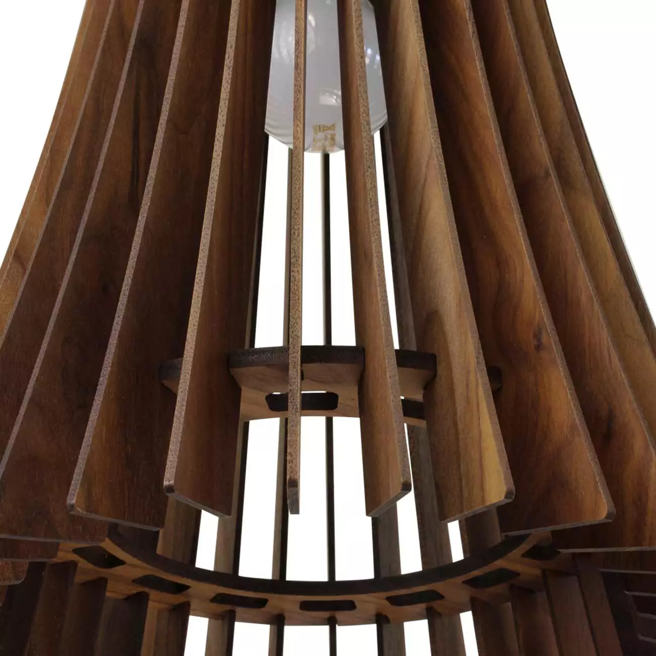 Pendelleuchte PRIMUS I Nussbaum I Größe L