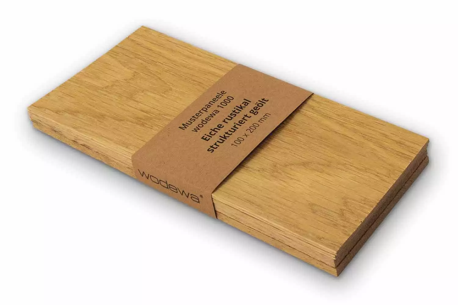 Musterset I  wodewa 1000 I Eiche Rustikal I strukturiert geölt