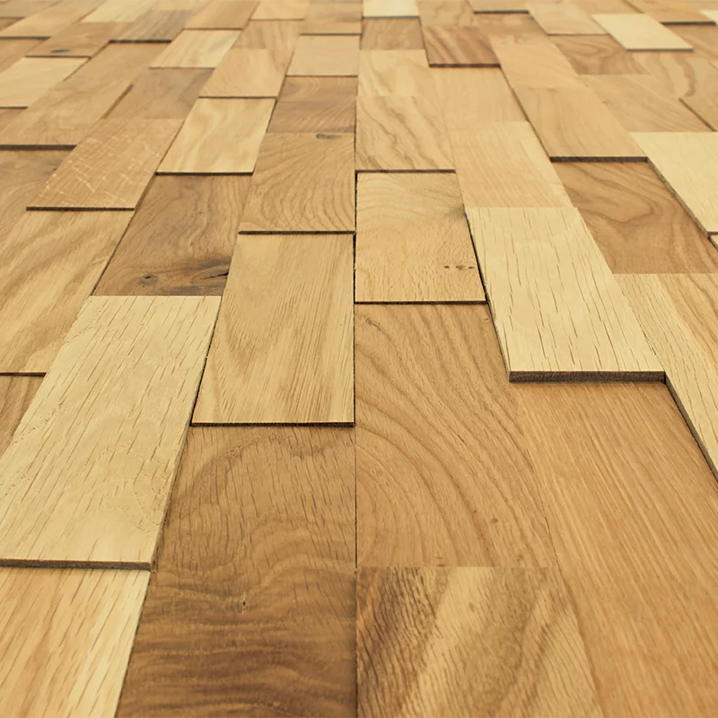 3D Holzpaneele aus Eiche rustikal geölt in Naturoptik – detailreiche Wandverkleidung aus echtem Holz, hergestellt in Deutschland