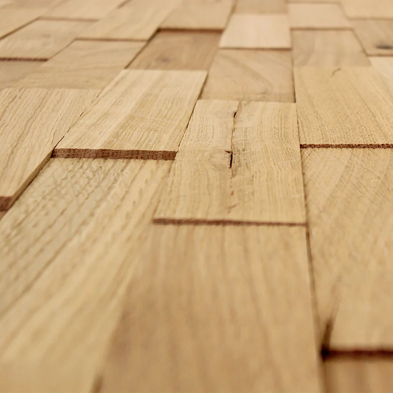 3D Holzpaneele aus Eiche rustikal strukturiert natur in Naturoptik – detailreiche Wandverkleidung aus echtem Holz, hergestellt in Deutschland