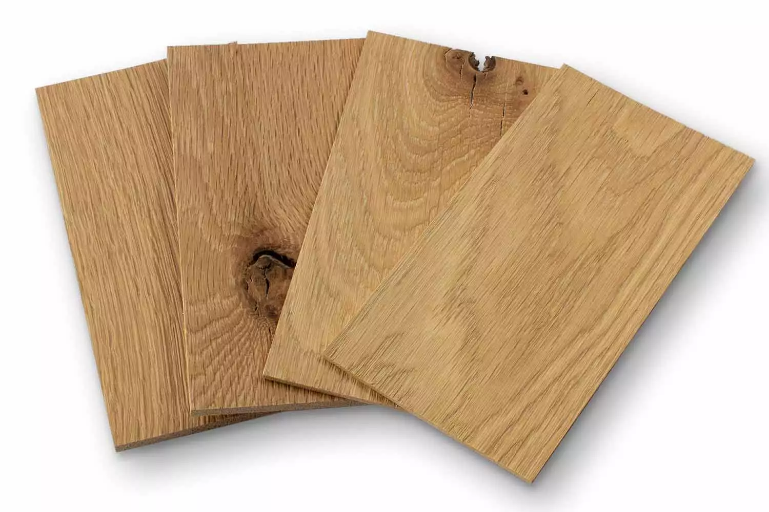 Musterset I  wodewa 1000 I Eiche Rustikal I strukturiert geölt